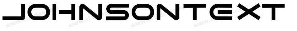 JOHNSONTEXT Regular字体转换